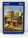 Pola 241 N Scale Forest Sawmill with Large Timber Stores Building Kit - Open Box Model