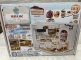 Miniature Dollhouse DIY Craft Kits,  #H-014 , Dairy Coffee Shop W/Lights Model