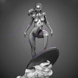Silver Surfer Lady 1/12 1/8 1/6 1/4 1/3 3D Print Model Kit Unpainted Unassembled Model