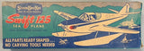 Rare New Vtg Strombecker Swift 125 Sea Plane wood model assembly kit # C-4O Model