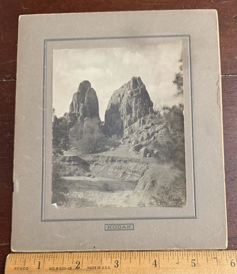 Photo on Board, Kodak Saleman's Sample Velox Print 5.75 x 6.75 in including back Model