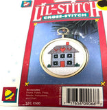 Lil Stitch Cross-Stitch Ornament Kits "House" Design Includes Floss Needle & In Model