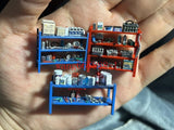 1:64 Scale Tool Rack Model Car Repair Tools Scene Diorama Model Toy Accessories Model