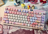 Card Captor KINOMOTO SAKURA KeyCaps Anime PBT 142 Keys For Cherry MX Keyboard Model