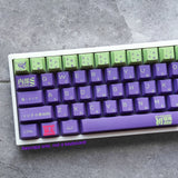 EVA-01 Mecha-01 Keycap Cherry Profile PBT Set for Cherry MX Mechanical Keyboards Model