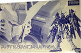 BANDAI RG Destiny Gundam Titanium Finish Model kit Mobile Suit SEED DESTINY Robo Model