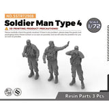 MRY-SFW SSTR72908 1/72 Model Upgrade Parts Soldier Man Type Model