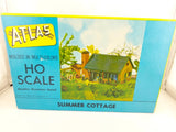 *READ* Atlas HO Scale 728-129 Summer Cottage House Building Kit OPEN BOX Model