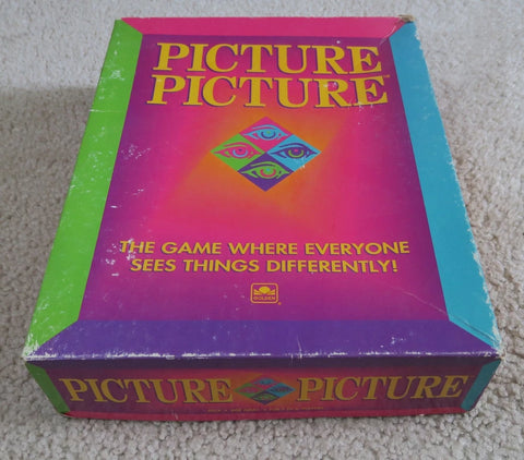 VINTAGE Picture Picture Board Game COMPLETE Golden 1992 90s Party Model
