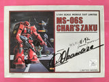BANDAI Mobile Suit Gundam 1/144 Char's Zaku Limited Edition Model