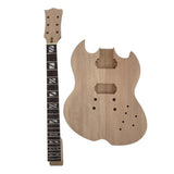Electric Guitar Kit with Mahogany Body and Neck 22Fret 628mm Luthier DIY Model