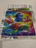 5D DIY Diamond Art Painting, Embroidery Kit Craft Finding Nemo Characters Model