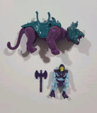 Mega Construx Masters of the Universe Skeletor and Panthor Mattel Flocked Used Model