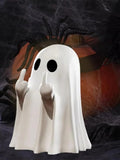 Ghost Statue Set of 3 Halloween Decor Spooky Figurines Desk Shelf Home Model