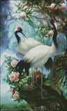 Needlework Full Embroidery DIY Counted Cross Stitch Kits - Red-crowned Cranes Model