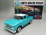 1/25 Scale Model Kit NEW '60 Chevy Apache Pickup Street Machine by AMT 1444 Model