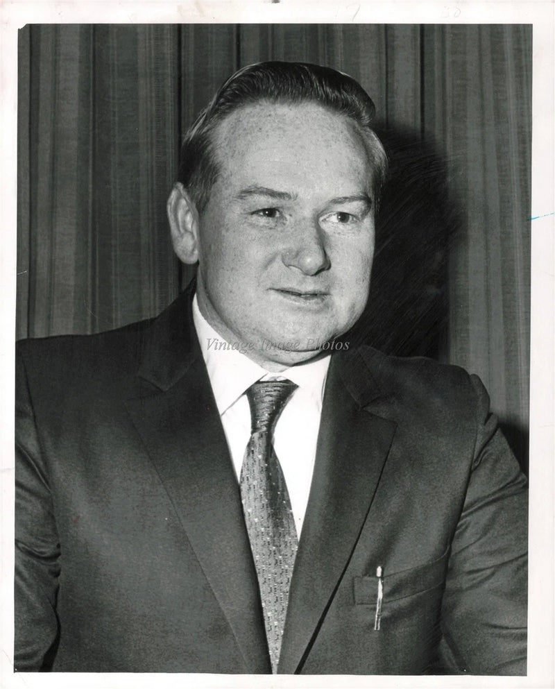 1971 Richard J Alexander School Board Portrait Smiling Man Photo 8X10 Model
