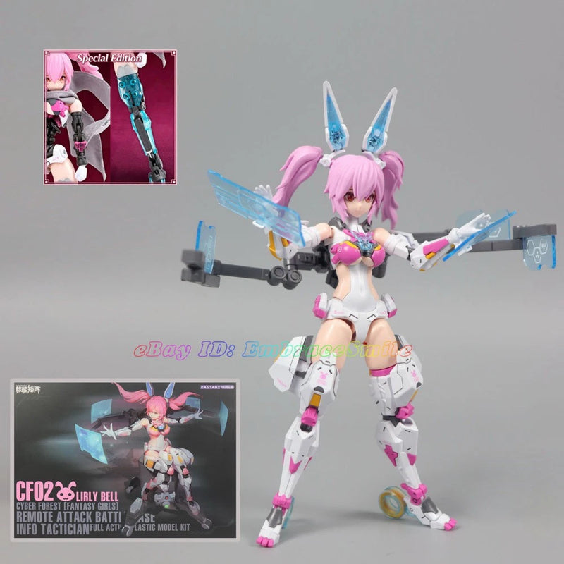 Nuke Matrix Cyber Forest Fantasy Girls CF02 Rabbit Lirly Bell Assembly Model Kit Model