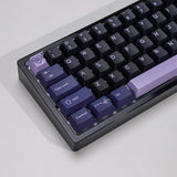 Korea First Love Keycaps Cherry Profile Purple Black Dye Sub PBT Keycap Set Model