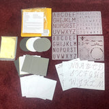 American Crafts Card Making Kits Stencils Sets Cards Envelopes Foil Sheets 5" Model
