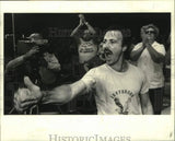 1979 Press Photo Teachers' strike at the Jefferson Parish School Board Building Model