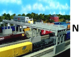 N Scale - 150 Foot Highway Overpass BUILDING KIT - RIX-628-0153 Model