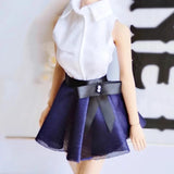 1/6 Scale Hobbies Soldiers Short Sleeved Shirts Fluffy Skirts Clothes Set Model Model