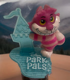 Disney Park Pals Exclusive Clip On Figure Cheshire Cat Figurine w/ Display Stand Model