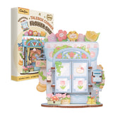 CuteBee 3D Miniature Flower Shop DIY Dollhouse Kit Model