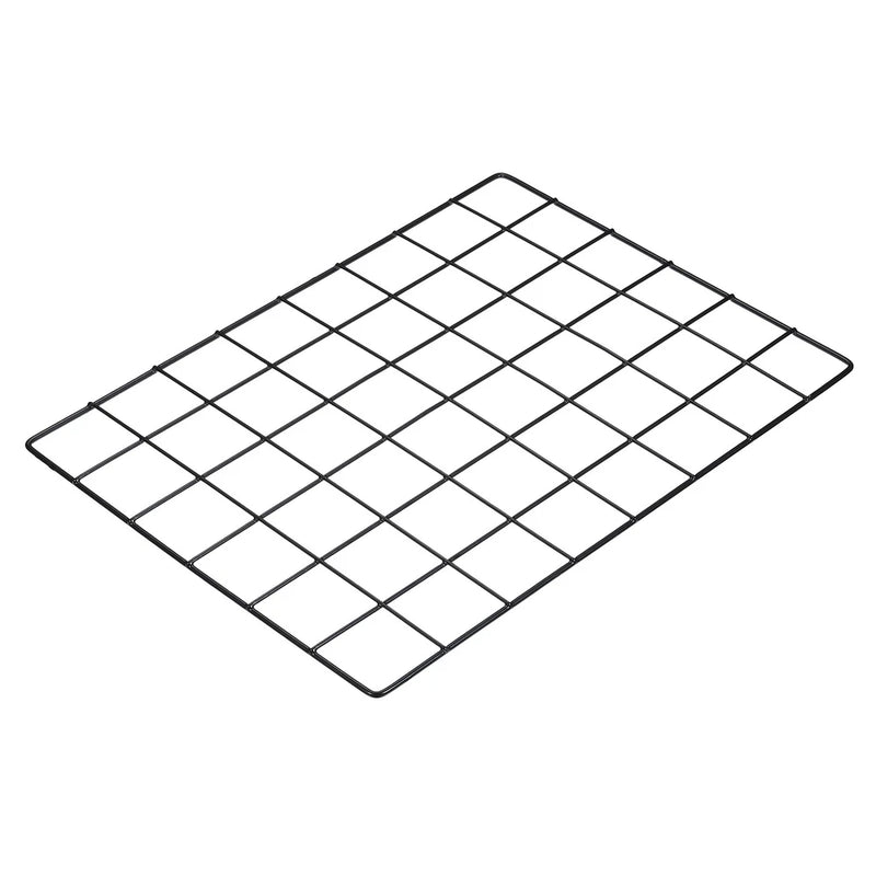 16" x 12" Wire Grid Panel Wall Grid Decorative Board Photo Display Black Model
