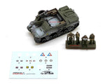 1/144 WWII US tank M7 Priest Self-Propelled Howitzer 105mm Mobile Artillery SNOW Model