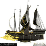 Metal Earth ICONX Game of Thrones Silence Ship Coloured 3D DIY Model Kit Puzzle Model