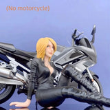 1/12 resin figure model Beautiful Motorcycle Girl (No Motorcycle) Unassembled Model
