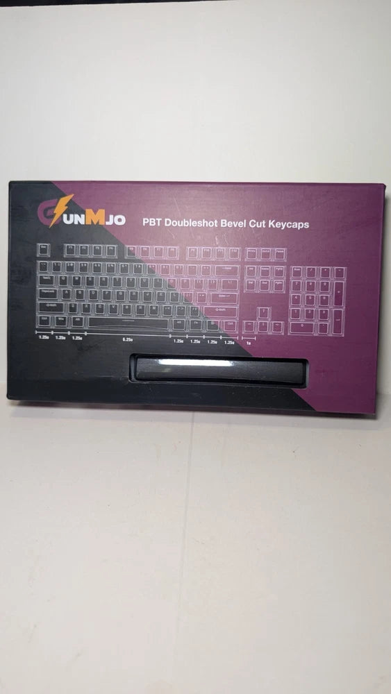 GunMjo PBT Doubleshot Bevel Cut Keycaps Model