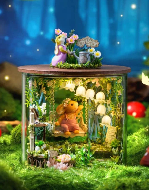 Wizardi Miniature Roombox Kit - Fantasy Wonderland Dollhouse Kit Model