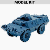 Cadillac Gage Commando, Model Kit Cold War Armored Car Miniature Model