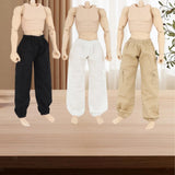 1/6 Action Figure Clothes Trousers Doll Costume Accessories for 12 inch Male Model