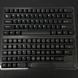 120 Keys White ON Black WOB Cherry Profile Doubleshot PBT Keycap Set Model