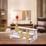 Wood Display Riser Stand Tiered Perfume Organizer for Figures Jewelry Crafts 3 Model