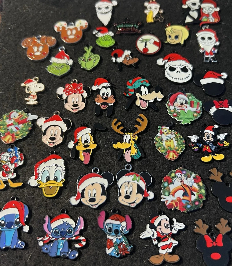 Disney Character Charms Christmas and Halloween Charms