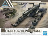 BANDAI 30MM EV-03 Exa Vehicle (Tank ver.) [Olive Drab] 1/144 Model Kit Model