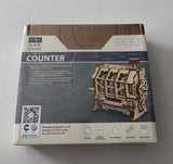 Ugears STEM Lab Wooden Model Puzzle - Mechanical Counter (B2-D14) Model