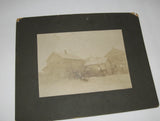 1878 Photo on Board, Stromberg Nebraska, Dr. W. Larson Family descendants 8x10 Model
