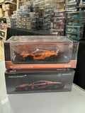 MCLAREN SENNA GTR PAPAYA ORANGE 1/64 DIECAST CAR MODEL BY CM MODEL CM Model