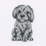 RTO counted Cross Stitch Kit "Faithful Silver" H237, 9x9 cm, DIY Model