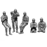 1/35 Resin Figure US Tank Crew Set 5 Figures Unpainted Unassembled Model