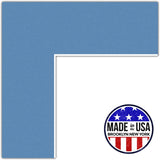 ArtToFrames Custom Liberty Blue Picture Photo Frame Mat Matting Board Model