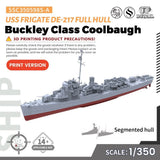 SSC350598S-A 1/350  US Navy Buckley Class Coolbaugh Frigate DE-217 Full Hull Model