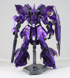Built Bandai RG 1/144 Sazabi Metallic Purple Gundam Char's Counter Attack Model