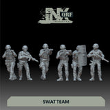 1/35 Scale Modern Military SWAT Team 6 Figures Model Kit Resin Printed Model